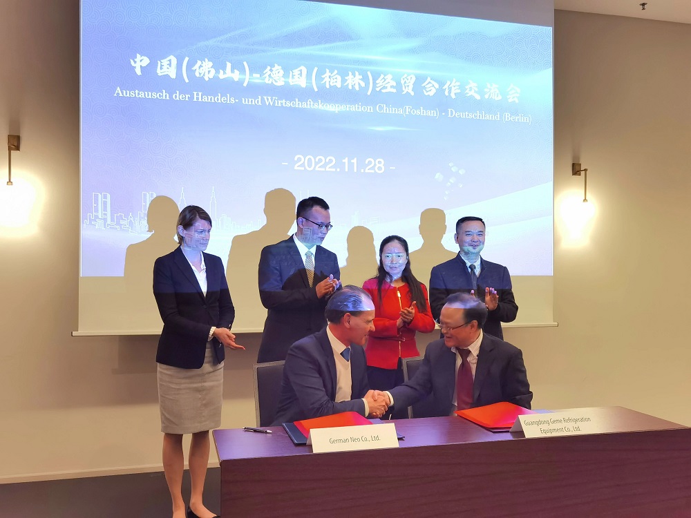 喜報！  佛山經(jīng)貿(mào)代表團(tuán)成員高而美公司在德國收獲 2200萬歐元“大單”